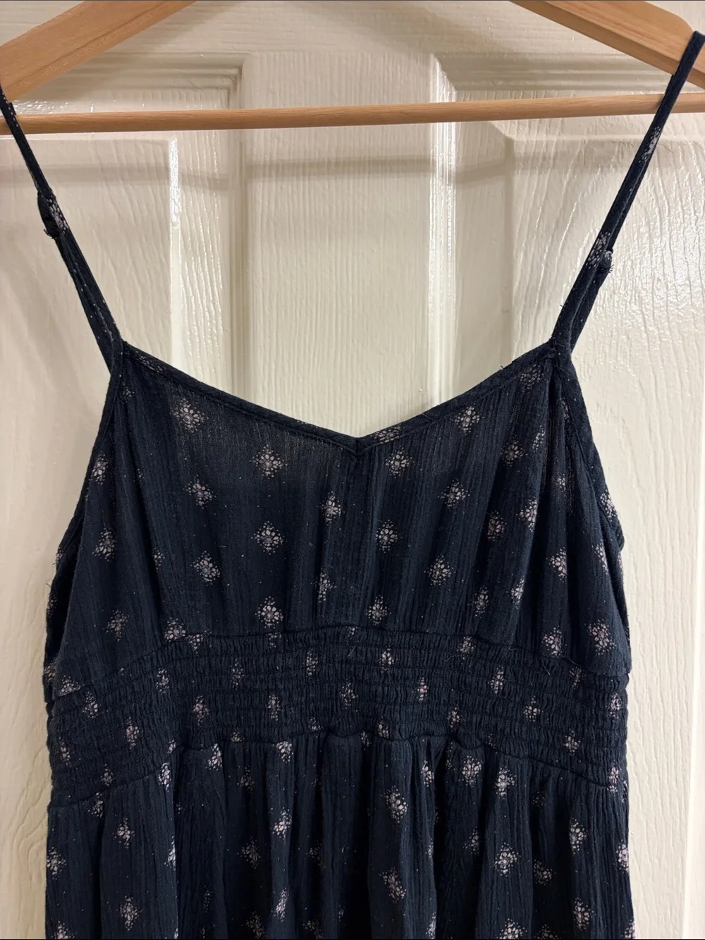 American Eagle Black Boho Maxi Dress